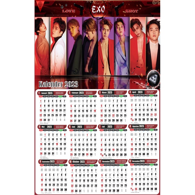 kalender 2023 maken Jual Kalender Kpop 2023 Custom Indonesia|Shopee Indonesia