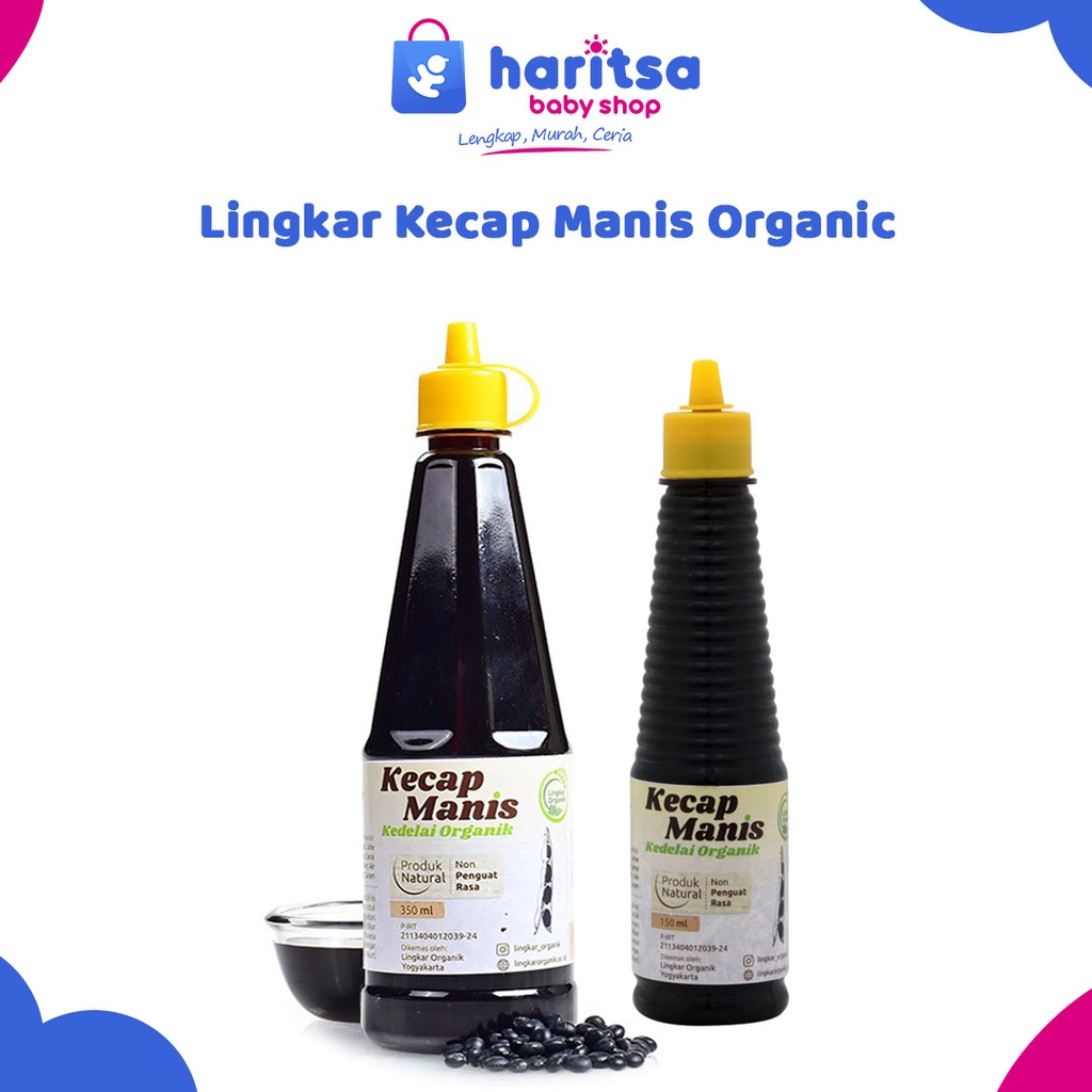 Lingkar Organic Kecap Manis 150 ML Dan 350 ML / kecap Anak organik