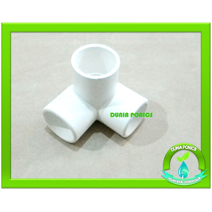 Jual Double L Elbow Knee 3 Arah Fitting Pipa Nft 1" Rangka 1 Inch Putih