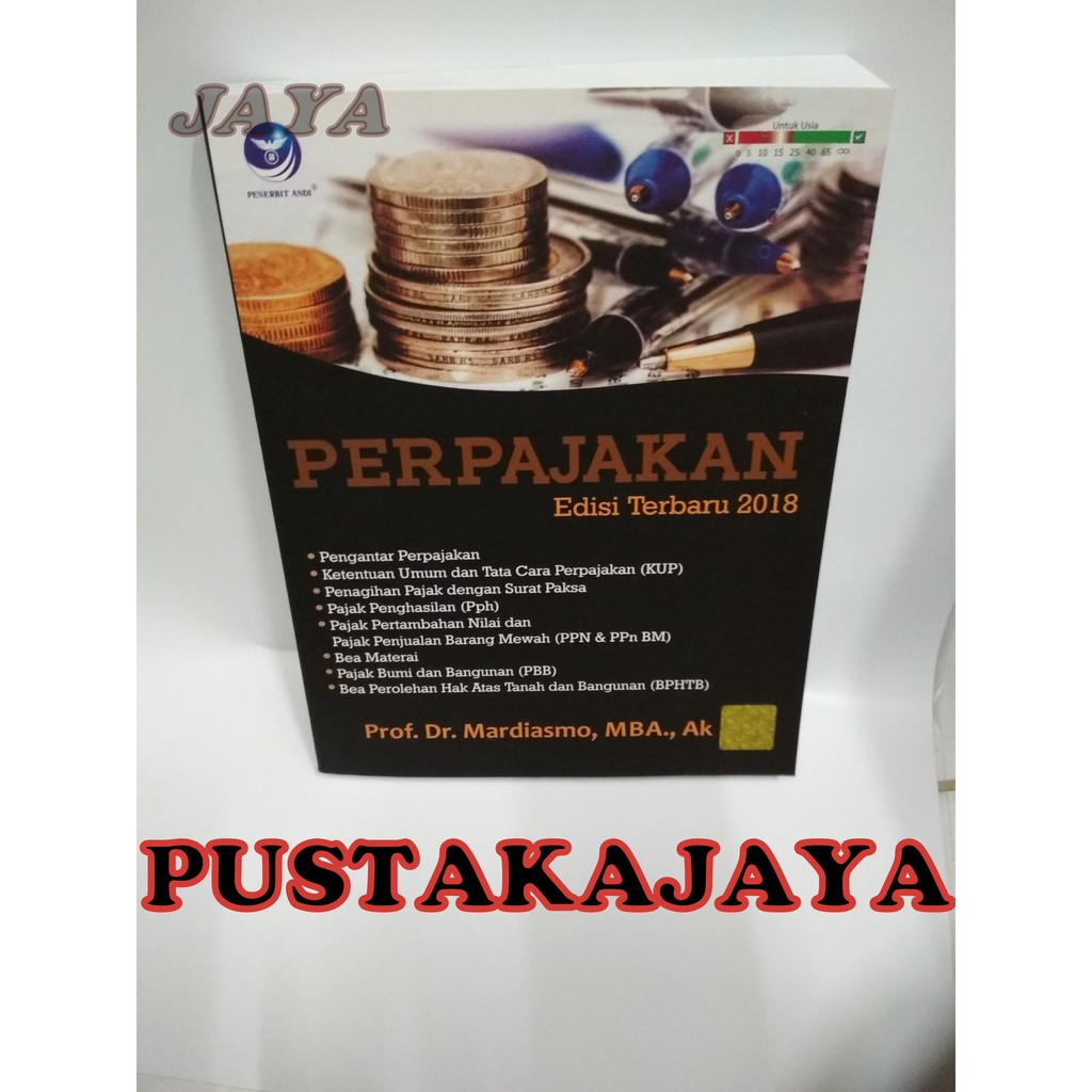 BUKU PERPAJAKAN EDISI TERBARU 2018 MARDIASMO Shopee