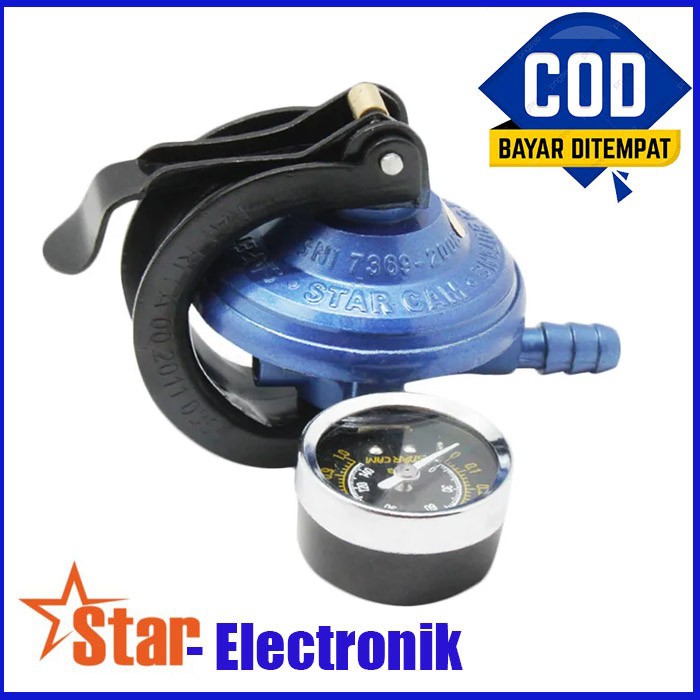 Jual Regulator Gas Starcam Meter SC23M Paling Aman SAFETY LOCK