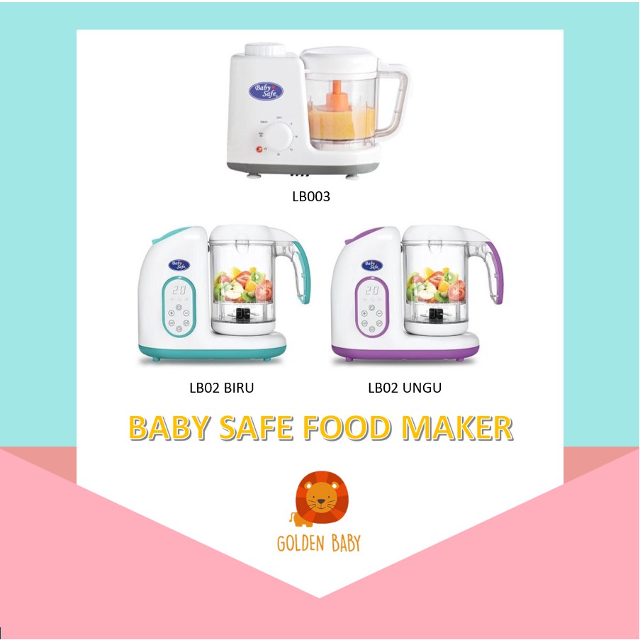 Jual Baby Safe Digital Food Maker LB003 LB02 Blender Murah Pengukus