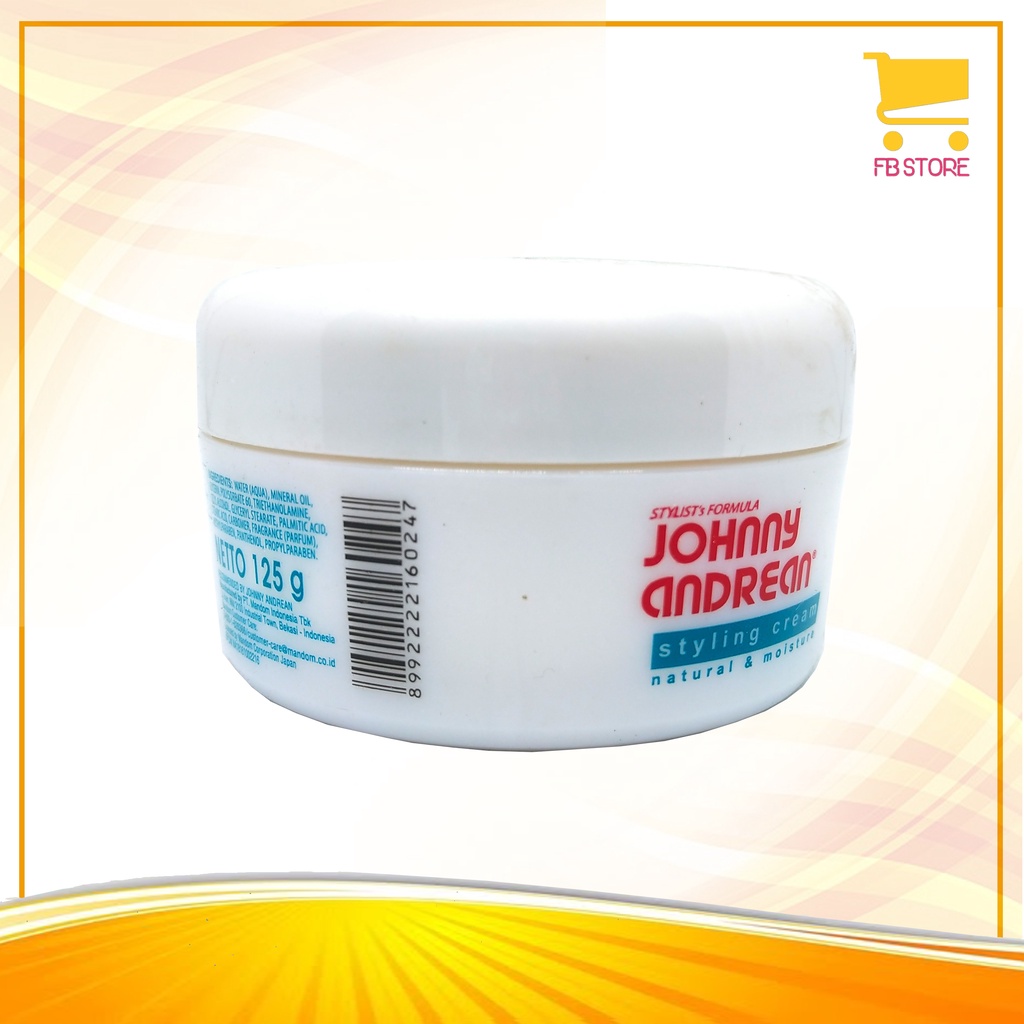 Jual Styling Cream Johnny Andrean Natural & Moisture With Double Care