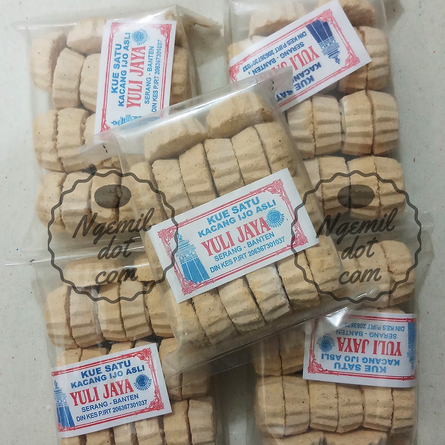 KUE SATU / KUE SATU KACANG IJO / KUE SATU KACANG HIJAU / KUE SATU PACK