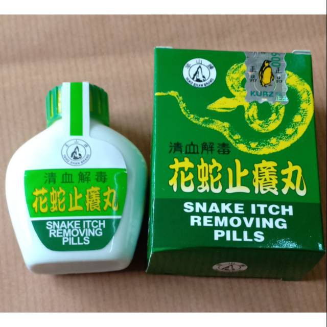 Snake itch Removing Pills / Obat gatal kulit dan alergi Obat Ular