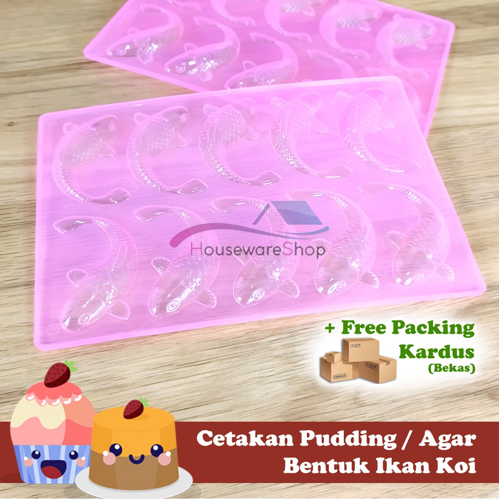Cetakan Puding Agar / Coklat Motif Ikan Koi Shopee Indonesia