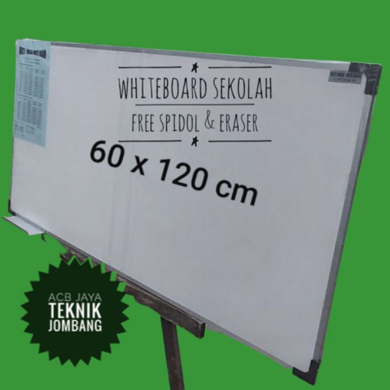 Jual Whiteboard Jumbo / Papan Tulis Ukuran 60 x 120 Shopee Indonesia