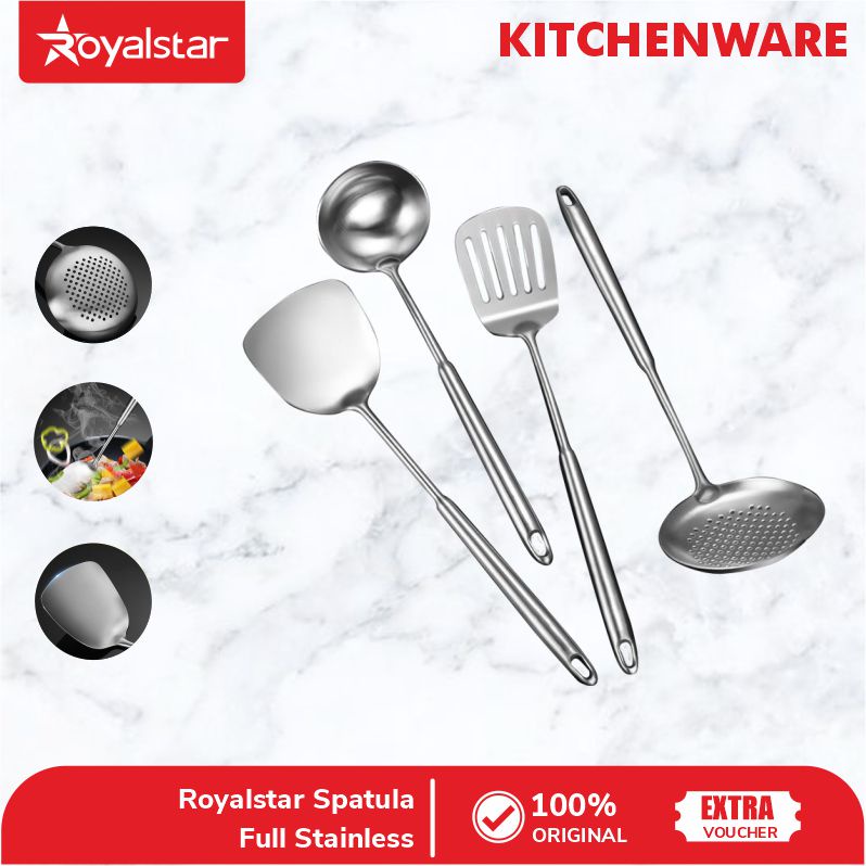 Jual Royalstar Spatula Full Stainless Kitchen Utensil Spatula Sutil