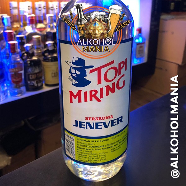 Topi Miring Vodka ALKOHOLMANIA MANTAP | Shopee Indonesia