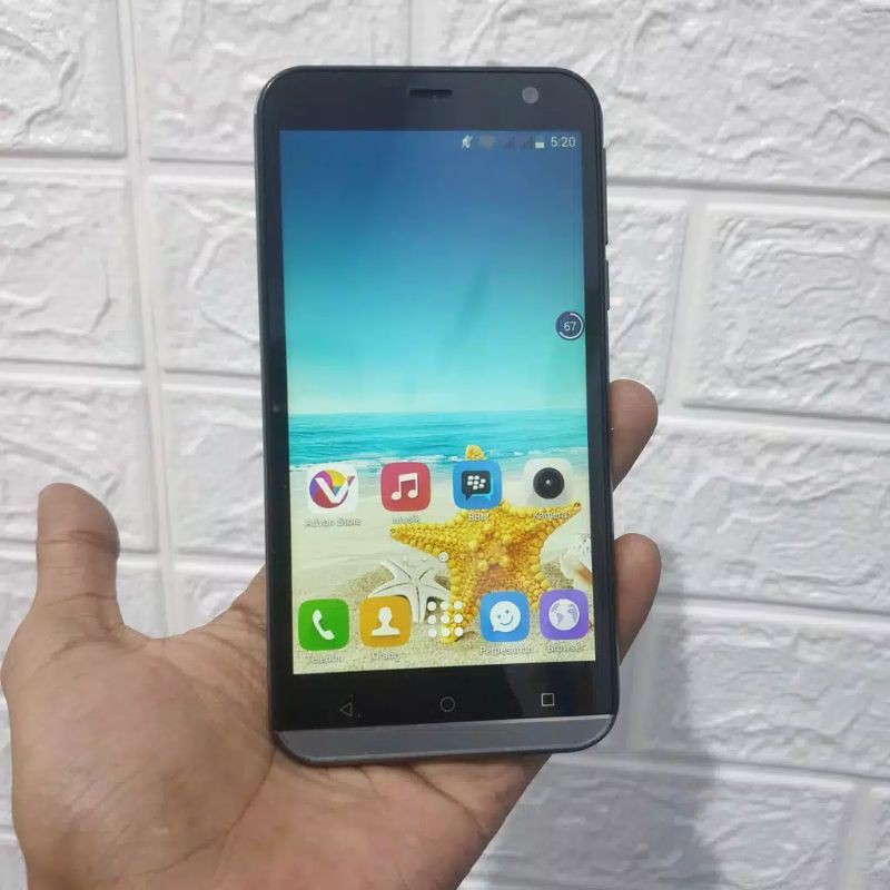 Hp advan 4g second android dual sim murah advan s5e murah Shopee