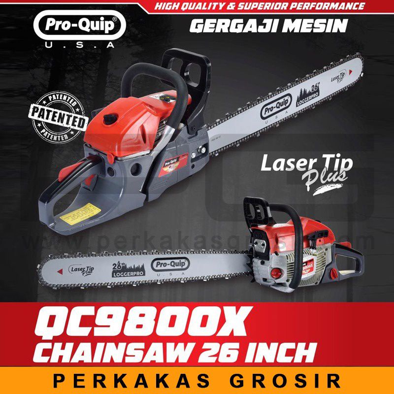 Jual Chainsaw Proquip QC 9800 Chain Saw Proquip 26 inch Shopee Indonesia
