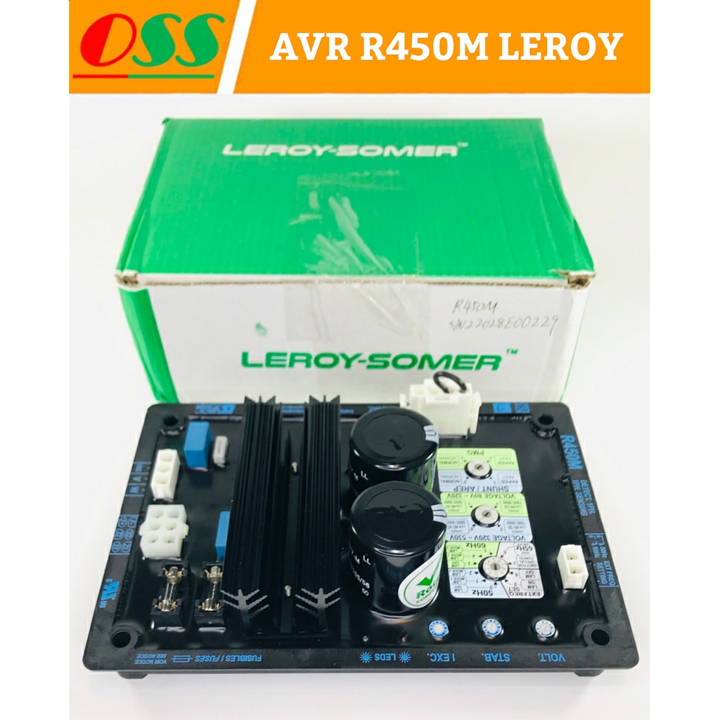 Jual AVR GENERATOR R450M LEROY SOMER AVR GENSET ORIGINAL Shopee Indonesia