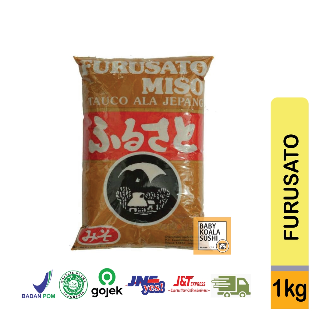 FURUSATO Pasta Miso Merah 1 Kg Halal │ Tauco Ala Jepang untuk Sup Miso