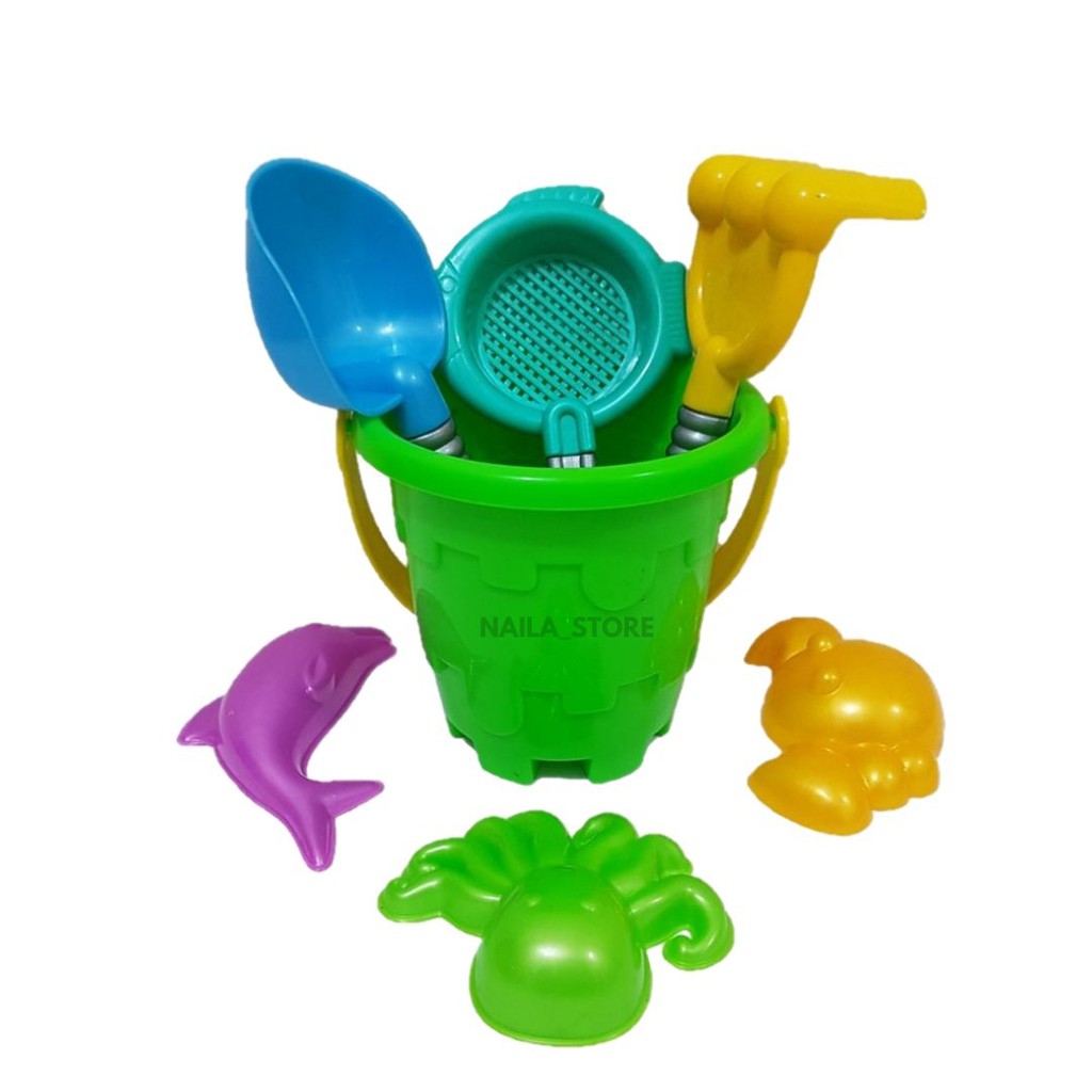Jual Mainan Ember Cetakan Pasir Mainan Anak Ember Pantai Dan Cetakan Pasir | Shopee Indonesia