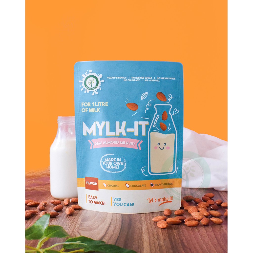 Jual MYLKIT BREASTFEEDING RAW ALMOND MILK KIT FOR 1 LITRE OF MILK