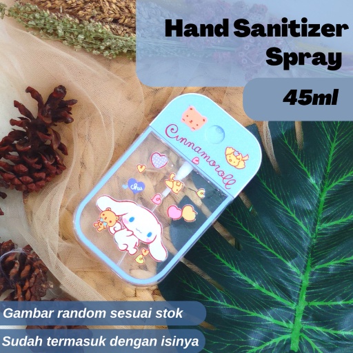 Jual Hand Sanitizer Kemasan Botol Gantung Kotak Spray 45ml Portable