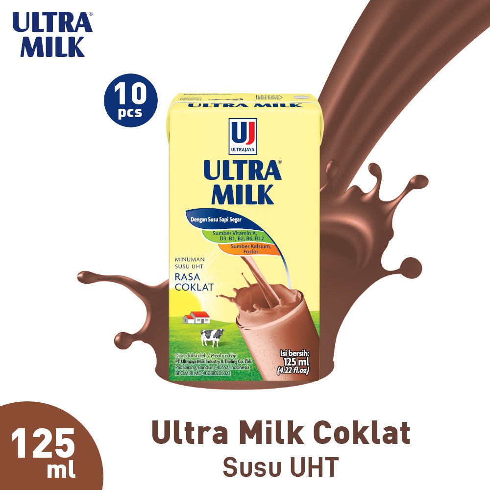 Jual Ultra Milk Coklat 125Ml (10Pcs) | Shopee Indonesia