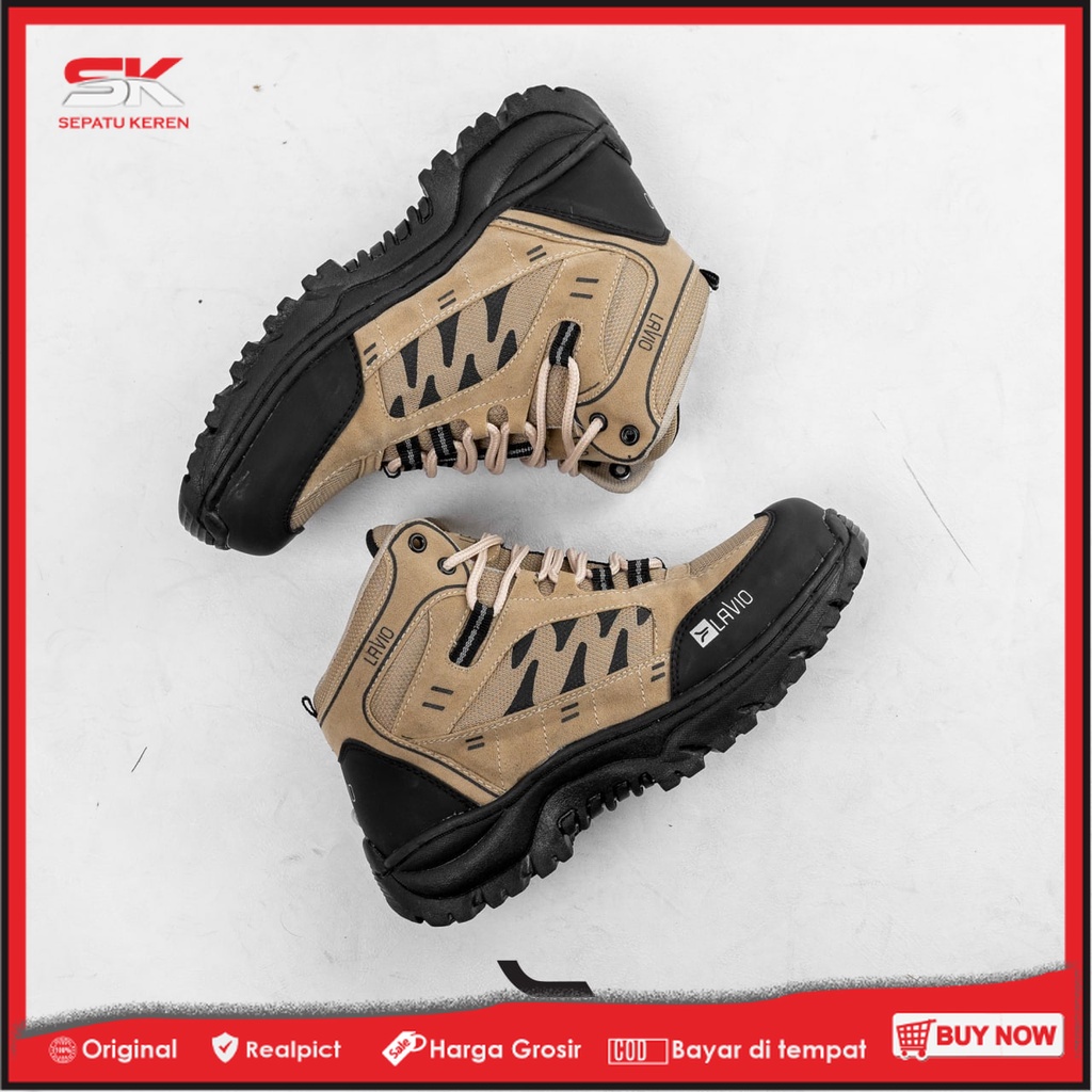 Jual Safety Shoes Original Unisex Cowok Cewek Boots Ujung Besi Cocok