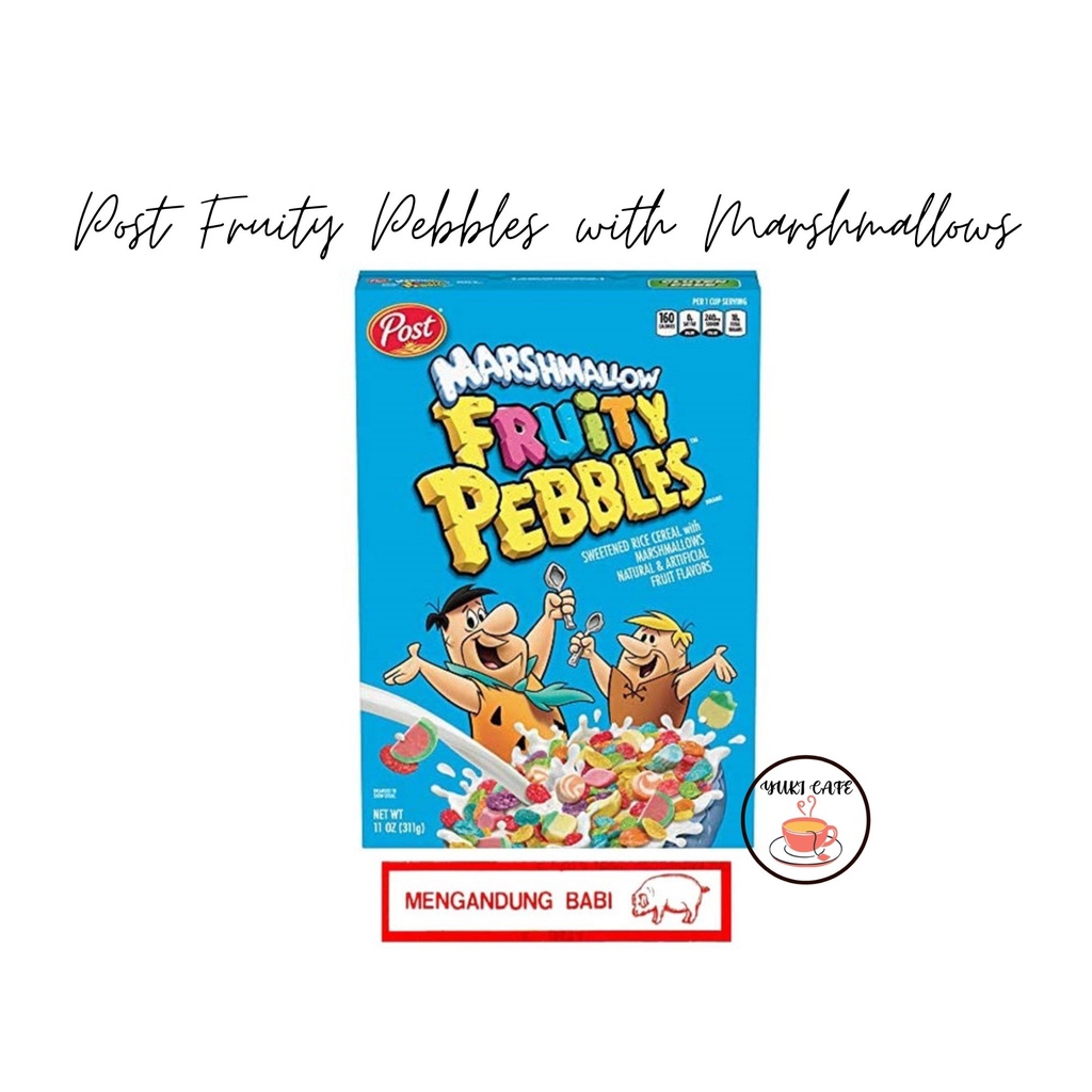 Jual NON HALAL POST FRUITY PEBBLES WITH MARSHMALLOWS Shopee Indonesia