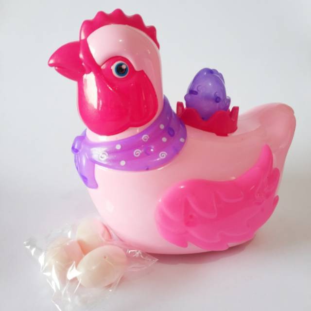 Jual Mainan Ayam Bertelur Chicken Lays Egg Telur Berjalan Jalan | Shopee Indonesia