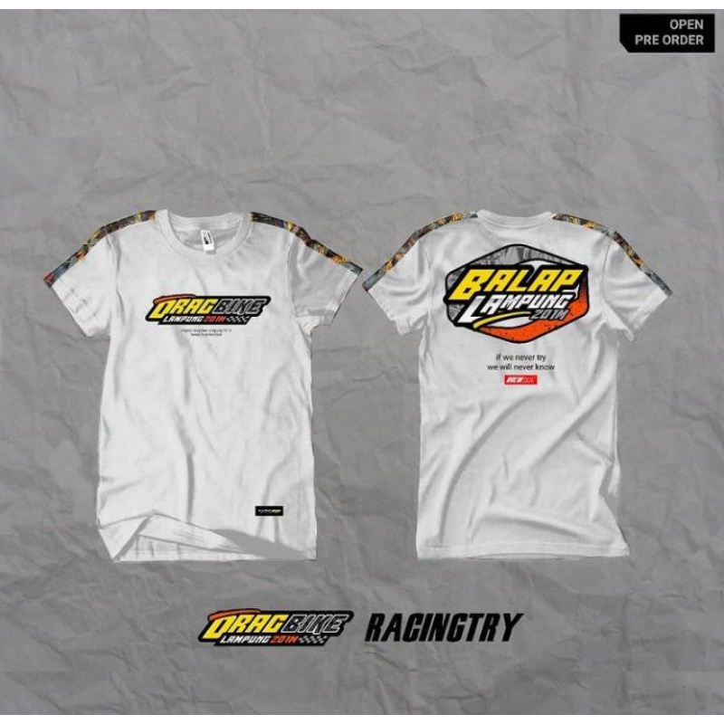 Jual Kaos Balap Lampung 201M X Racingtry Kaos Dragbike Balap Liar | Shopee Indonesia
