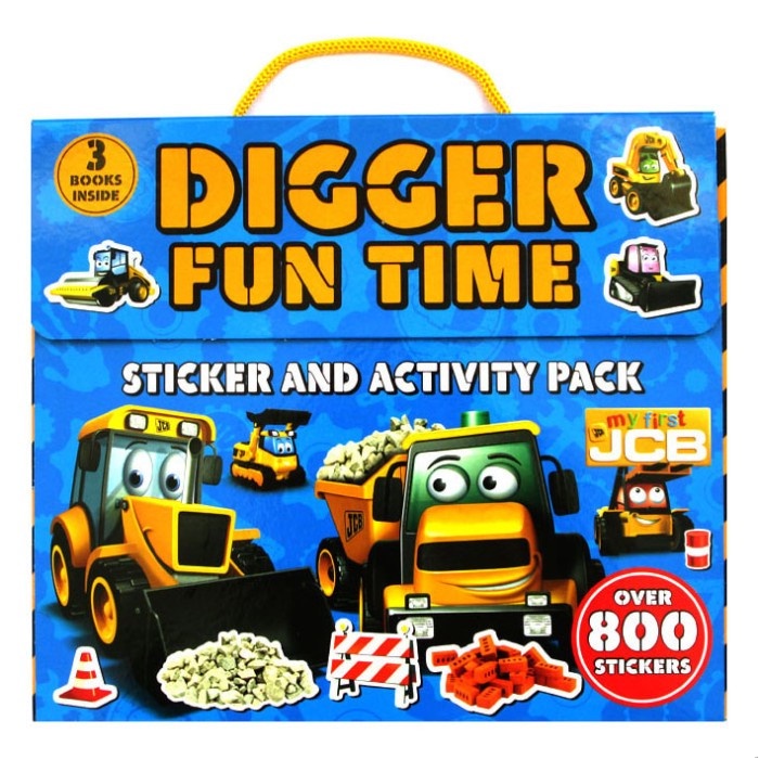 Jual My First JCB Digger Fun Time Sticker and Activity Pack Shopee