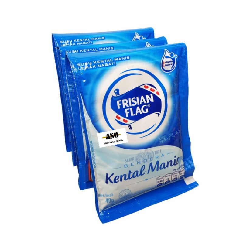 Jual Frisian Flag susu Kental Manis putih Sachet / sak ( isi 6pc