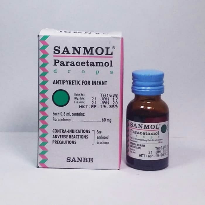 _ROYALHERBAL888 _RH - SANMOL PARACETAMOL DROPS / TETES BAYI - PENURUN PANAS  EXP 7/2022 | Shopee Indonesia