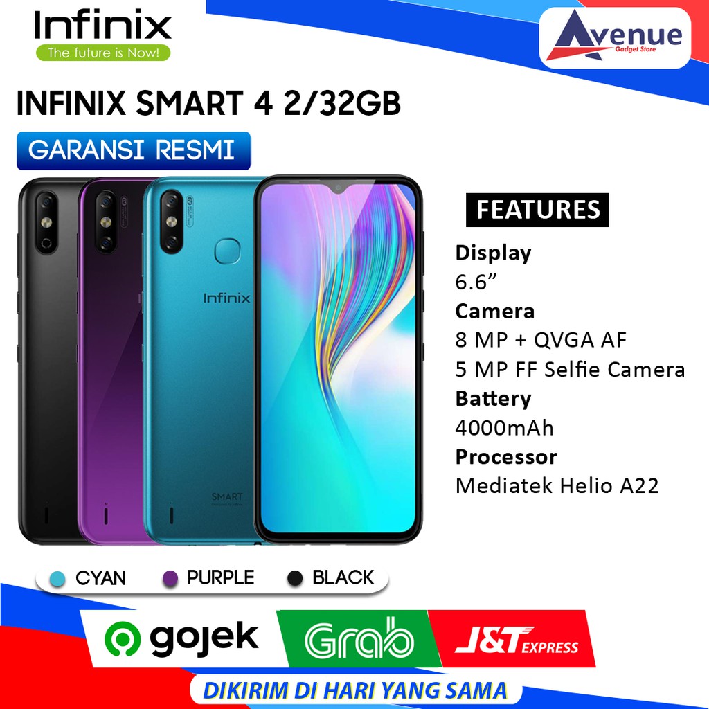 HP INFINIX SMART 4 2/32GB PROMO MURAH Shopee Indonesia
