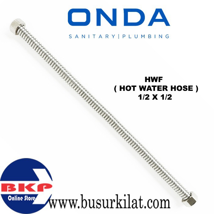 Jual Hot Water Hose Onda ( HWF ) 60 CM / Flexible Hose / Selang
