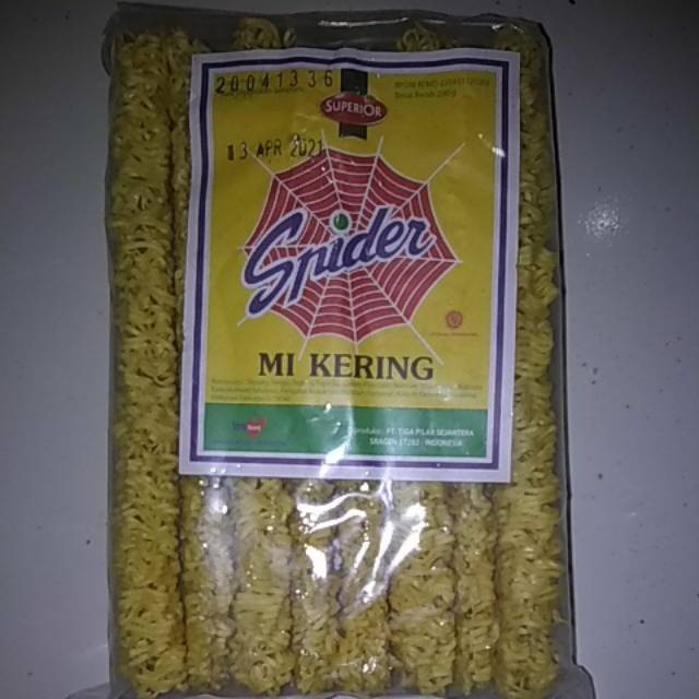 mie telor/mie kering merk superior spider 290gr Shopee Indonesia