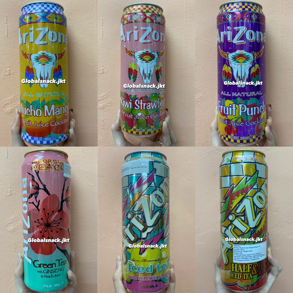 Jual Arizona Mucho Mango / Fruit Punch Fruit Juice / Kiwi Strawberry