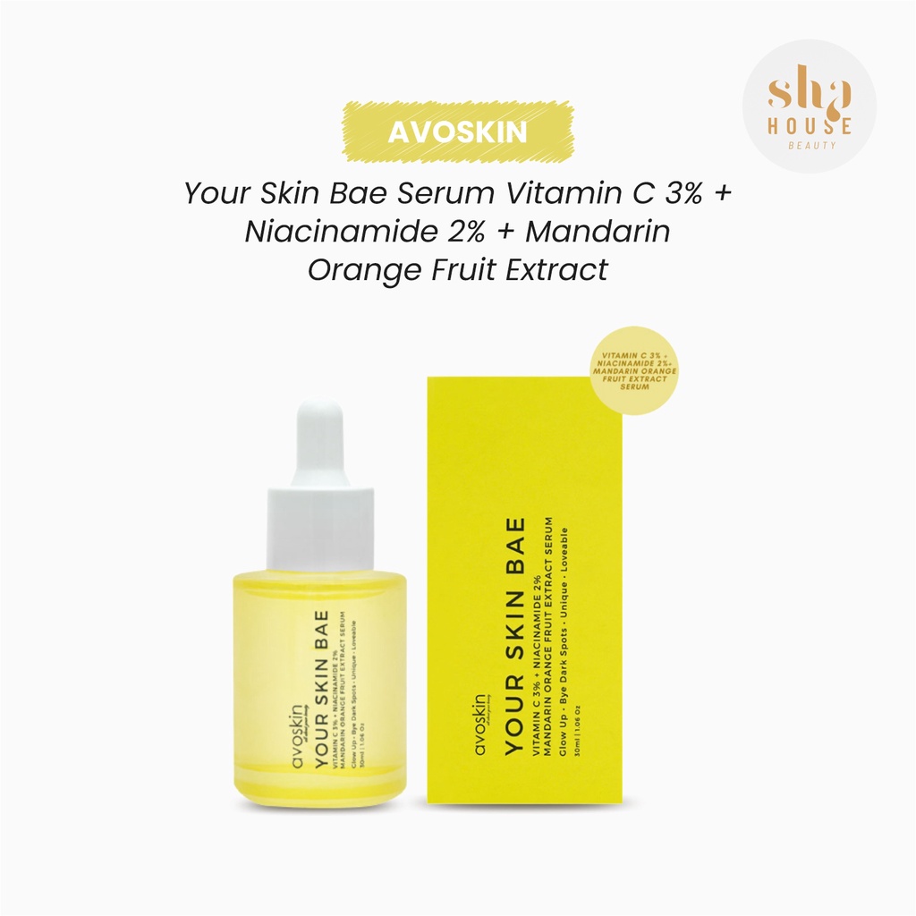 Jual AVOSKIN Your Skin Bae Vitamin C 3 + Niacinamide 2 + Mandarin
