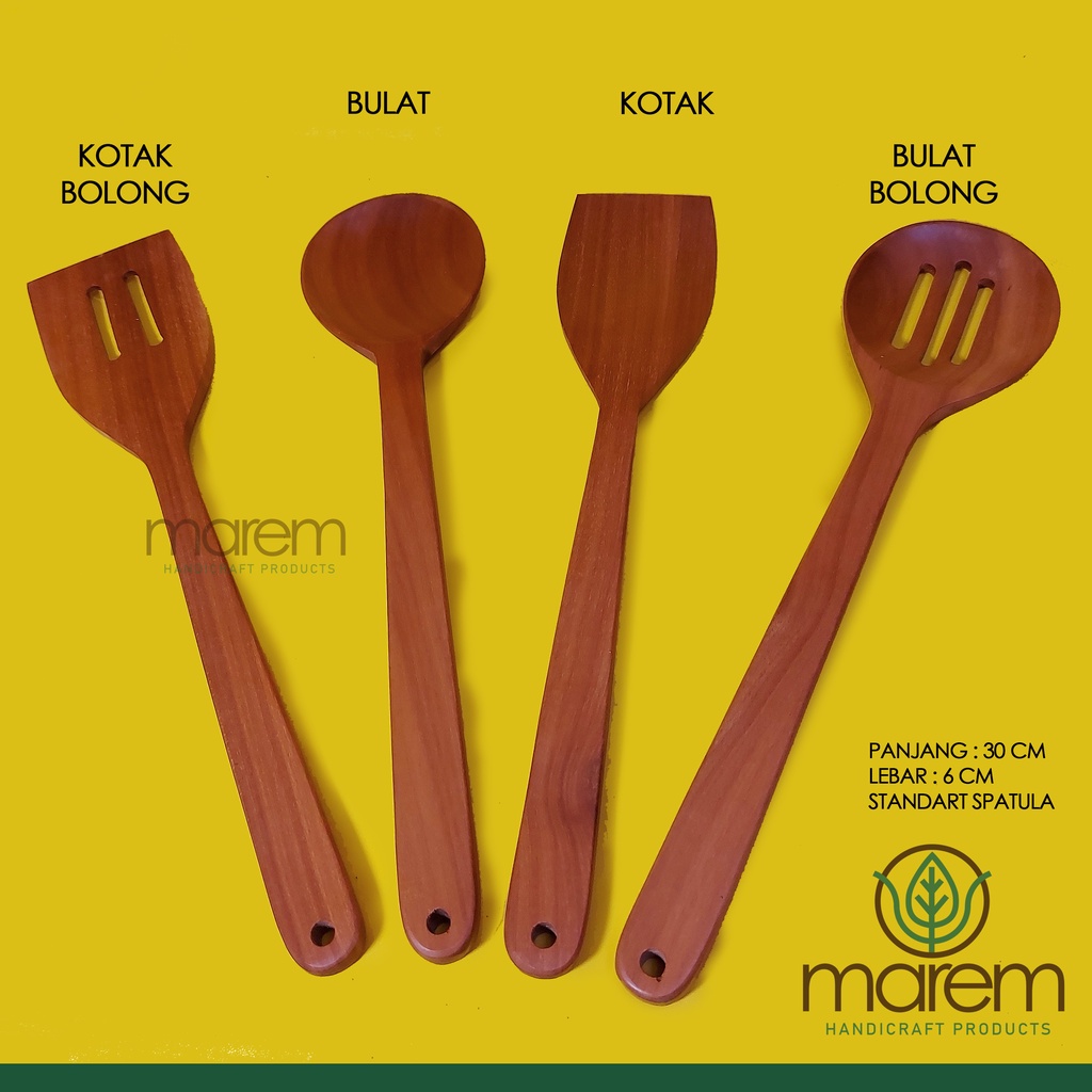 Jual SPATULA KAYU SPATULA KAYU SET SUTIL KAYU SEROK KAYU SAWO