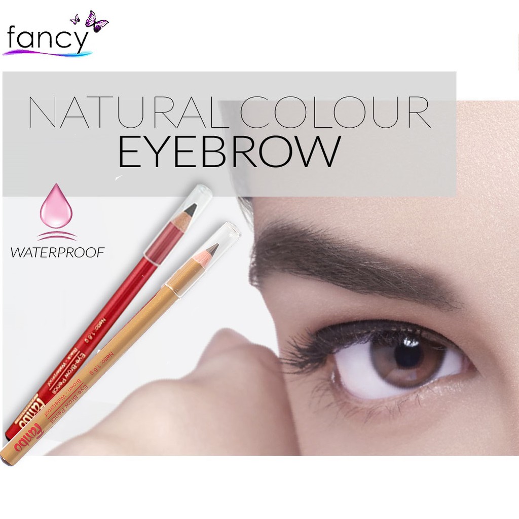Jual Fanbo Pensil Alis Coklat (Eyebrow) Red Fantastic | Shopee Indonesia