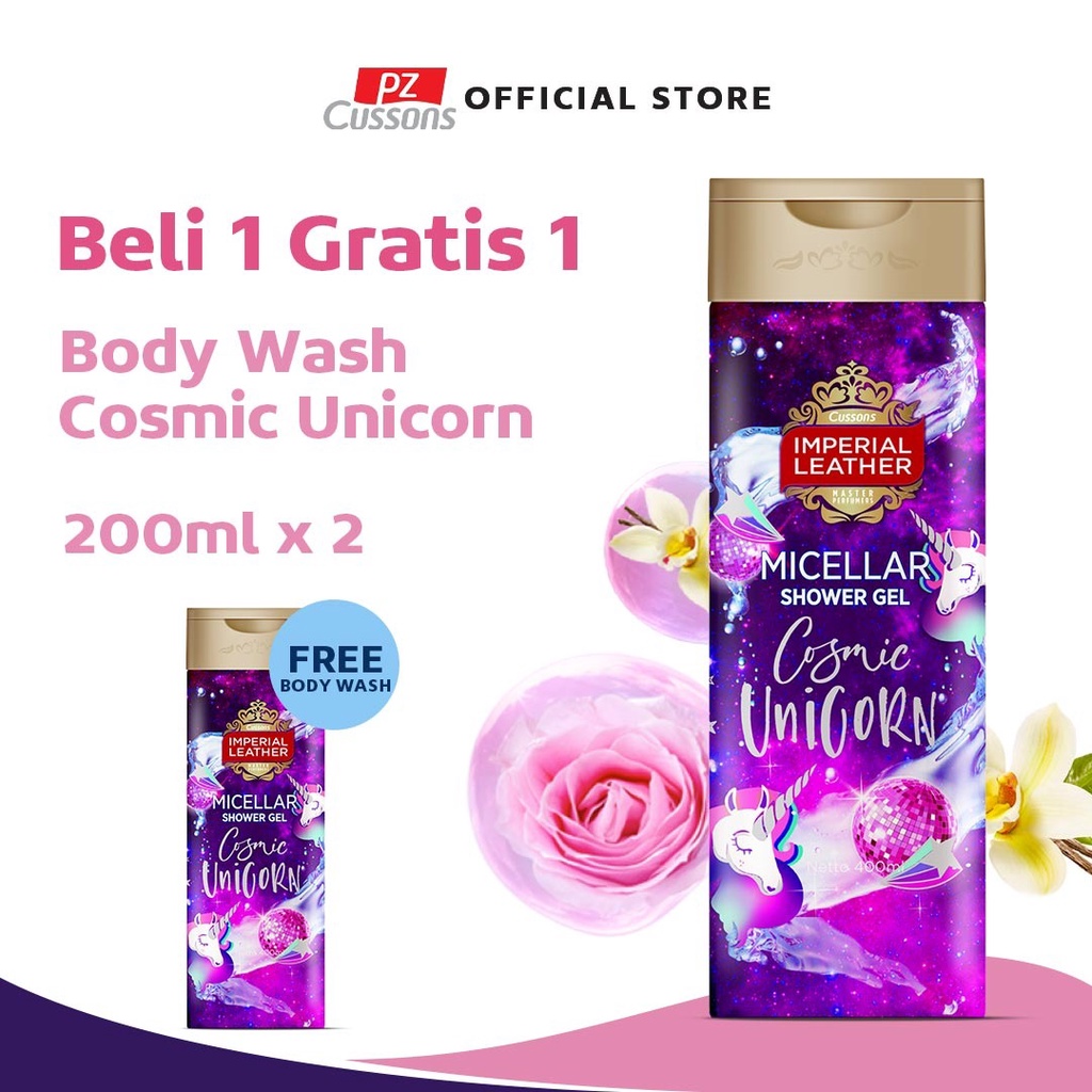 Jual Beli 1 Gratis 1 Imperial Leather Body Wash Cosmic Unicorn 200ml