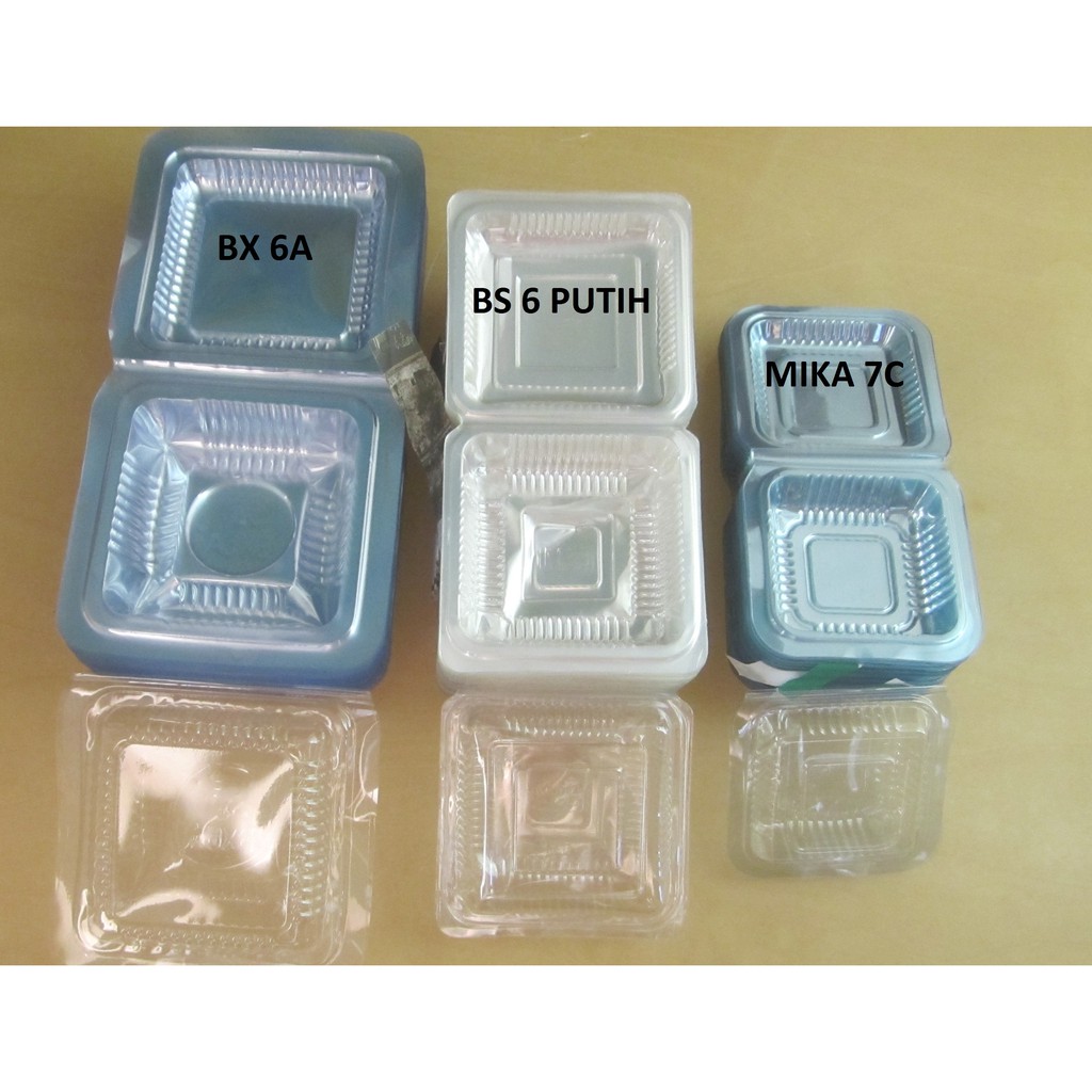 Mika Kue / Plastik Mika Kecil BS 6 7x7cm (100pcs) Shopee