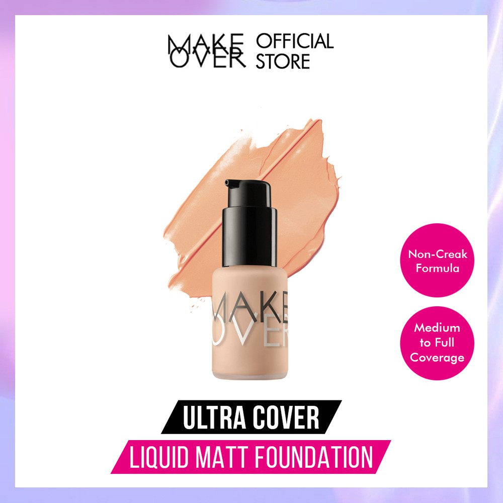 Make Over Ultra Cover Liquid Matt Foundation 33 ml