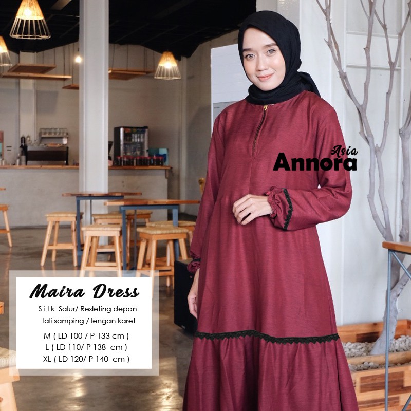 MAIRA Dress JUMBO Ld 100 / 110 / Ld 120 (BIG JUMBO) Gamis Pesta, Acara  Resmi | Shopee Indonesia
