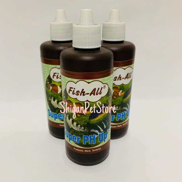 Jual FishAll Super PH Up 100ml Obat Penaik PH Air Aquarium ( PH Up