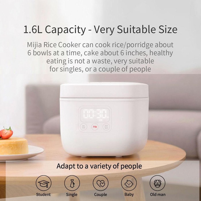 Jual XIAOMI MIJIA RICE COOKER 1.6L / 3L Indonesia