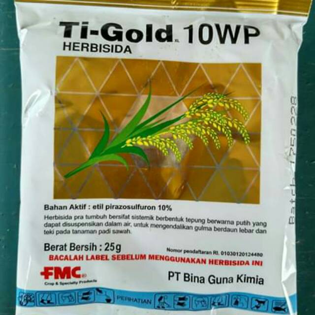 herbisida TI GOLD 10WP 25gram Shopee Indonesia