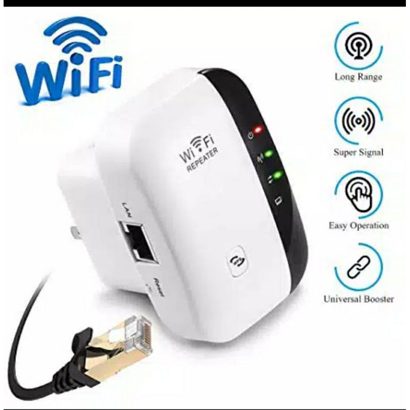 Jual Penguat Signal Wifi Wireless-N Wifi Repeater Kecepatan 300Mbps | Shopee Indonesia