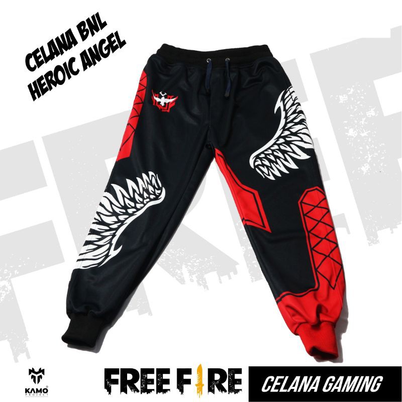Celana ff BNL Gaming Free Fire Pria Anak dan Dewasa Heroic