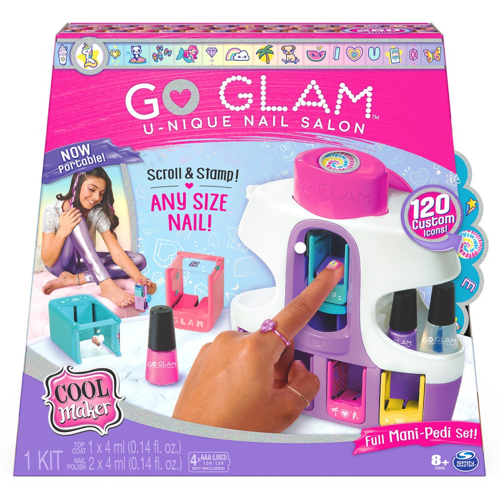 Jual Cool Maker Go Glam U-Nique Nail Salon With Portable Stamper Mainan Original | Shopee Indonesia
