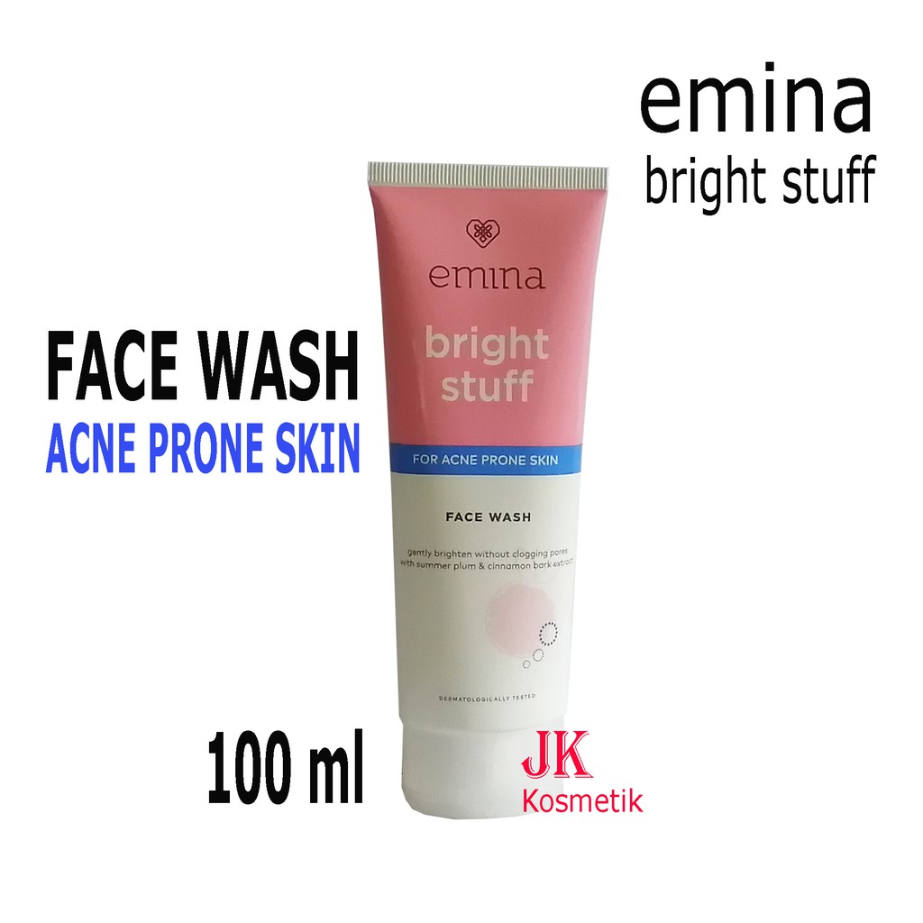 Jual emina Bright Stuff Face Wash Acne Prone 100 ml