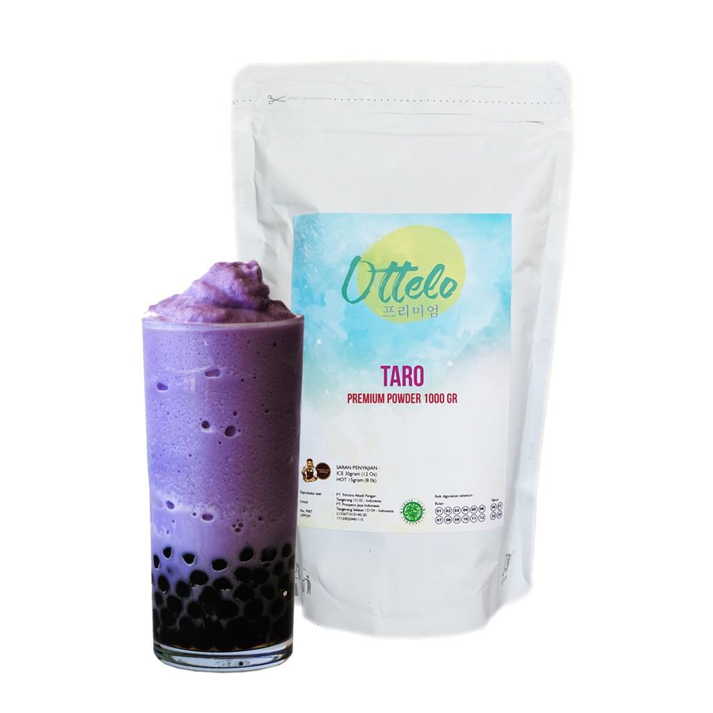 OTTELO TARO Powder 1000gr Bubuk Minuman Premium Halal Merk Ottelo Bubuk