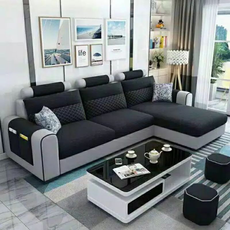l soffa Jual Soffa Letter L Shape Desain Modern Terbaru Indonesia|Shopee Indonesia