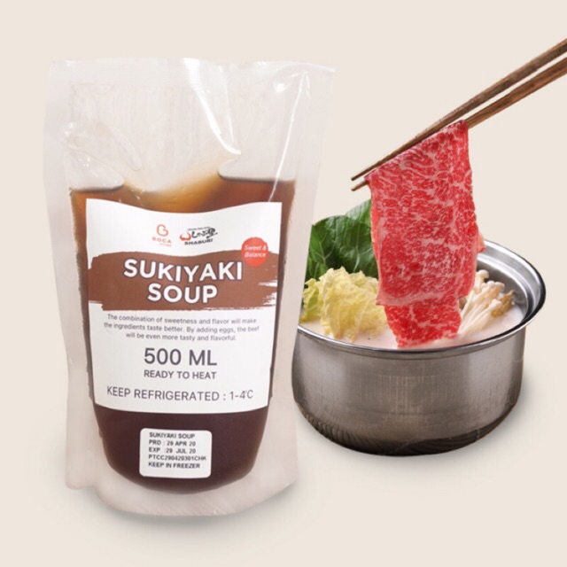 BOGA HOME Sukiyaki Shabu Soup 500ML Shopee Indonesia