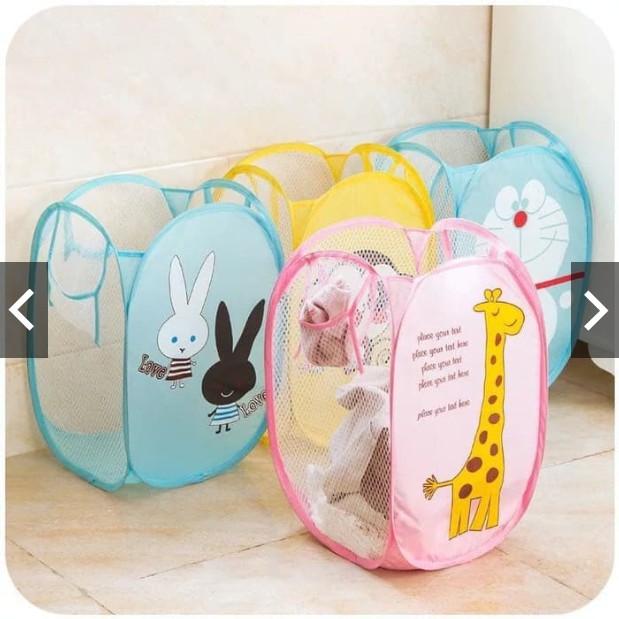Jual Keranjang Lipat Karakter / Keranjang Baju/ Keranjang Mainan Anak | Shopee Indonesia